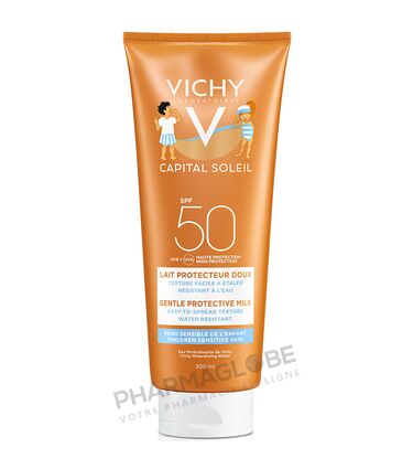 VICHY-IDÉAL-SOLEIL-LAIT-ENFANT-SPF-50-300-ML-protection-solaire-enfant-pharmaglobe.lu