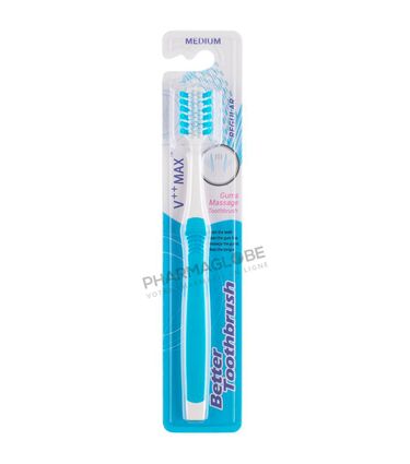 BETTER-TOOTHBRUSH-REGULAR-MEDIUM-BLUE-brosse-a-dent-manuelle-gencives-stimulees-pharmaglobe.lu
