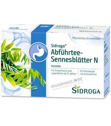 SIDROGA-ABFUHRTEE-SENNESBLATTER-N-20-SACHETS-the-medicinal-feuilles-sene-laxatif-stimulant-constipation-pharmaglobe.lu