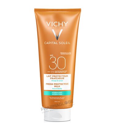 VICHY-CAPITAL-SOLAIRE-SPF-30-LAIT-VISAGE-et-CORPS-300-ML-protection-solaire-pharmaglobe.lu