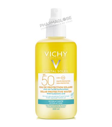 VICHY-CAPITAL-SOLAIRE-SPF-50-EAU-HYDRATANTE-200-ML-protection-solaire-pharmaglobe.lu