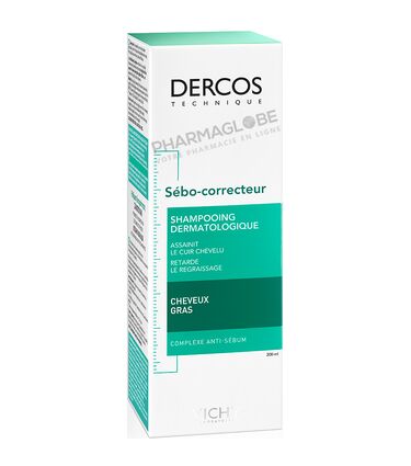VICHY-DERCOS-SHAMPOOING-SEBO-CORRECTEUR-200-ML-cheveux-gras-pharmaglobe.lu