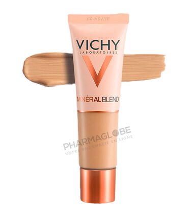 VICHY-FOND-DE-TEINT-MINERALBLEND-09-teinte-AGATHE-30ML-hydratant-longue-tenue-tube-pharmaglobe.lu