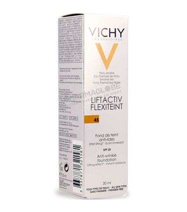VICHY-LIFTACTIV-FLEXILIFTEINT-FOND-DE-TEINT-N-45-DORE-30ML-anti-rides-protection-solaire-SPF25-pharmaglobe.lu