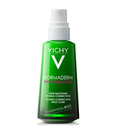 VICHY-NORMADERM-PHYTOSOLUTION-SOIN-50ML-exces-sebum-boutons-points-noirs-pores-dilates-flacon-pharmaglobe.lu