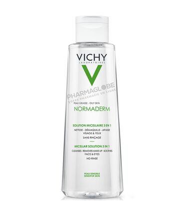 VICHY-NORMADERM-SOLUTION-MICELLAIRE-200-ML-3in1-nettoie-purifie-sans-rincage-peau-sensible-imperfection-pharmaglobe.lu