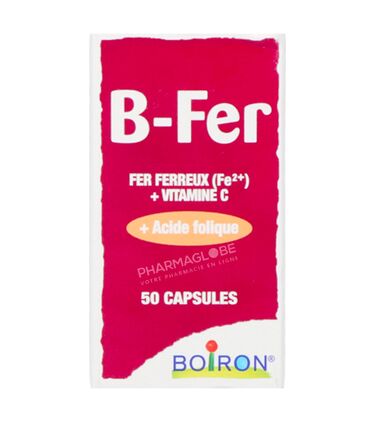 B-FER-NUTRIDOSES-50-CAPSULES-Boiron-carence-fer-pharmaglobe.lu