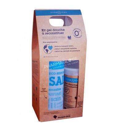 DERMASENS-PACK-GEL-DOUCHE-A-RECONSTITUER-avec-FLACON-marque-verte-diy-gel-douche-a-faire-a-la-maison-pharmaglobe.lu