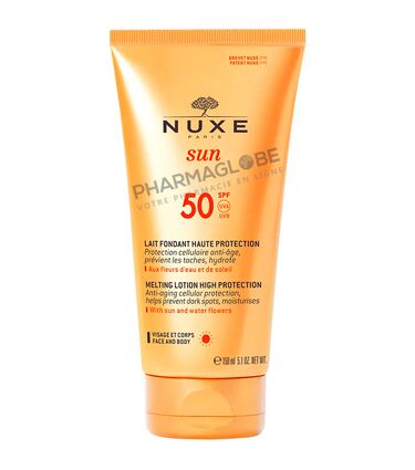 NUXE-LAIT-FONDANT-HAUTE-PROTECTION-solaire-SPF-50-150-ML-pharmaglobe.lu