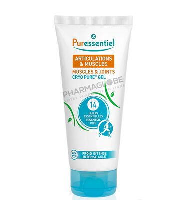 PURESSENTIEL-ARTICULATION-GEL-CRYO-80-ML-muscles-froid-intense-pharmaglobe.lu
