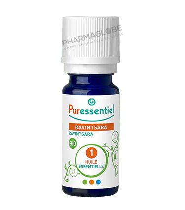 PURESSENTIEL-HUILE-ESSENTIELLE-RAVINTSARA-BIO-10-ML-pharmaglobe.lu