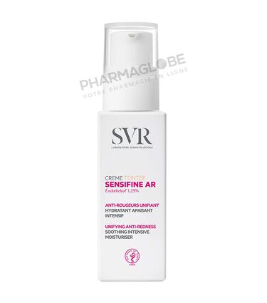 SVR-SENSIFINE-AR-CREME-TEINTEE-40-ML-hydratant-apaisant-intensif-anti-rougeurs-unifiant-pharmaglobe.lu