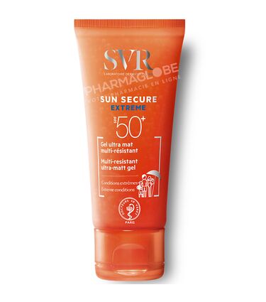 SVR-SUN-SECURE-EXTREME-SPF-50-plus-50-ML-gel-mat-protection-solaire-sportif-pharmaglobe.lu
