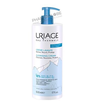 URIAGE-EAU-THERMALE-CREME-LAVANTE-500-ML-visage-corps-cheveux-lave-peau-sensible-pharmaglobe.lu