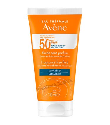 avene-fluide-solaire-SPF-50-plus-sans-parfum-pharmaglobe.lu
