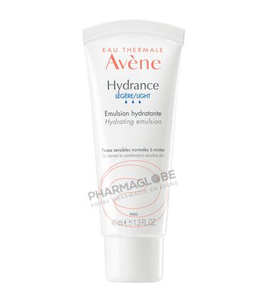 AVENE-HYDRANCE-LEGERE-40-ML-hydratatioin-hydrater-peau-sensible-normale-mixte-emulsion-hydratante-pharmaglobe.lu