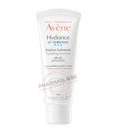 AVENE-HYDRANCE-UV-LEGERE-40-ML-emulsion-hydratante-avec-protection-solaire-hydrater-peau-normale-mixte-pharmaglobe.lu