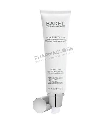 BAKEL-HIGH-PURITY-GEL-150-ML-gel-moussant-purifiant-visage-pharmaglobe.lu