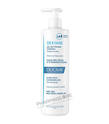 DUCRAY-DEXYANE-GEL-NETTOYANT-SURGRAS-400-ML-visage-et-corps-peau-tres-seche-atopique-pharmaglobe.lu