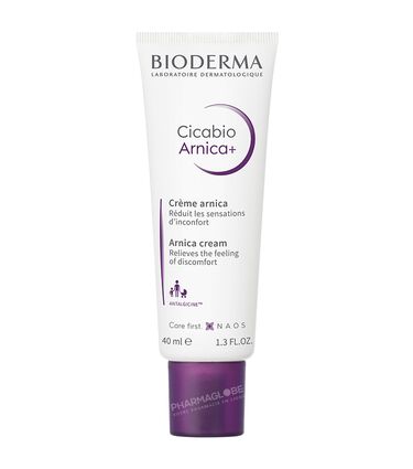 BIODERMA-CICABIO-ARNICA-plus-CREME-40-ML-reduire-inconfort-tube-recto-pharmaglobe.lu