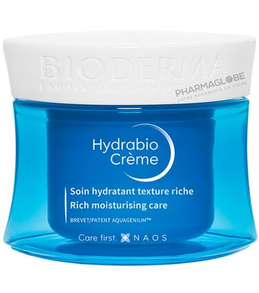 BIODERMA-HYDRABIO-CREME-50-ML-soin-hydratant-texture-riche-nourrir-intensement-reveler-eclat-teint-peau-sensible-seche-a-tres-seche-pot-pharmaglobe.lu