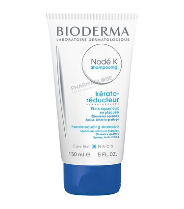 BIODERMA-NODE-K-SHAMPOING-150ML-PROMO-keratoreducteur-etat-squameux-en-plaques-eliminer-squames-apaiser-limiter-grattage-cuir-chevelu-pharmaglobe.lu