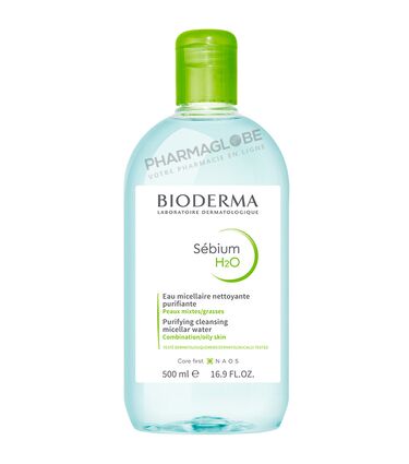 BIODERMA-SEBIUM-H20-SOLUTION- MICELLAIRE-500-ML-eau-demaquillante-nettoyante-purifiante-peaux-mixtes-grasses-pharmaglobe.lu