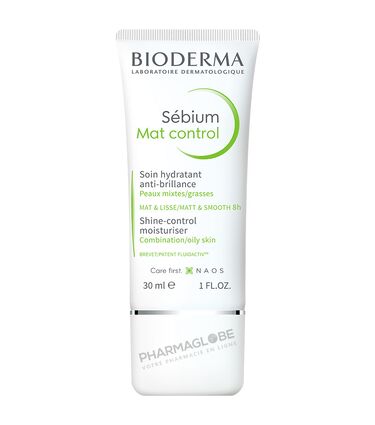 BIODERMA-SEBIUM-MAT-CONTROL-soin-hydratant-anti-brillance-matifier-resserrer-pores-corrigee-instantanement-peaux-mixtes-grasses-tube-pharmaglobe.lu