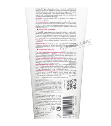 BIODERMA-SENSIBIO-DS-plus-GEL-MOUSSANT-200-ML-apaiser-assainir-visage-et-corps-peau-sensible-avec-rougeur-et-squames-verso-pharmaglobe.lu