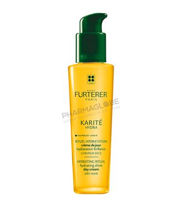 FURTERER-KARITE-HYDRA-CREME-JOUR-100-ML-sans-rincage-hydratation-brillance-cheveux-secs-pharmaglobe.lu