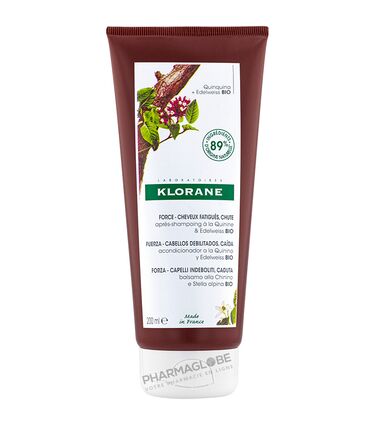 KLORANE-APRES-SHAMPOOING-QUININE-et-EDELWEIS-BIO-200ML-cheveux-fatigues-anti-chute-force-pharmaglobe.lu