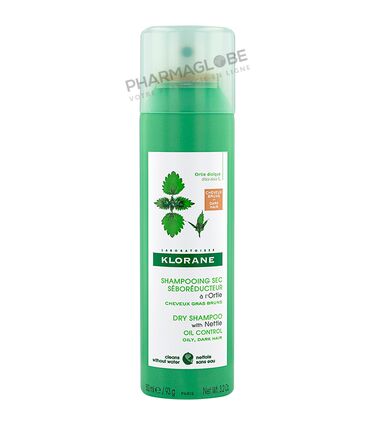 KLORANE-SHAMPOOING-SEC-SPRAY-ORTIE-TEINTE-NOUVELLE-FORMULE-150ML-seboregulateur-a-ortie-cheveux-gras-bruns-pharmaglobe.lu