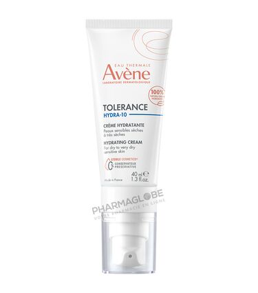 AVENE-TOLERANCE-HYDRA-10-CREME-40-ML-creme-hydratante-peau-sensible-seche-a-tres-seche-pharmaglobe.lu