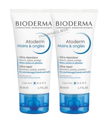 BIODERMA-ATODERM-CREME-MAINS-et-ONGLES-2-EME-tube-moins-50-pourcent-promo-mains-seches-abimees-pharmaglobe.lu