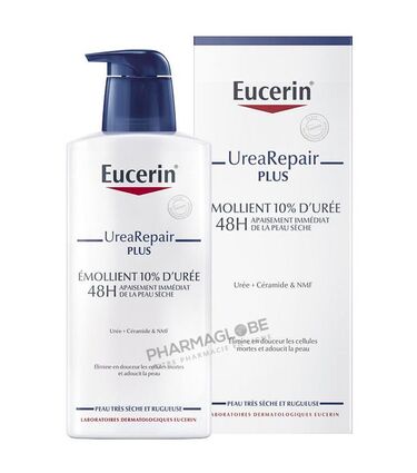 EUCERIN-EMOLLIENT-REPARATEUR-10%-UREE-400-ML-peau-tres-seche-rugueuse-pharmaglobe.lu