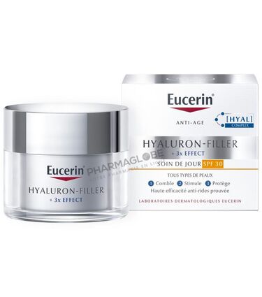 EUCERIN-HYALURON-FILLER-X3-effets-SOIN-JOUR-SF30-50ML-anti-age-pharmaglobe.lu