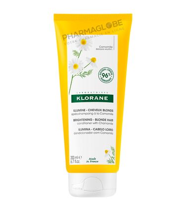 KLORANE-APRES-SHAMPOING-CAMOMILLE-200ML-cheveux-blonds-pharmaglobe.lu