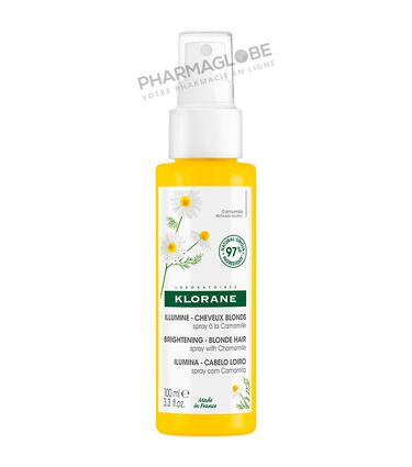 KLORANE-SPRAY-A-LA-CAMOMILLE-100-ML-illuminer-cheveux-blonds-pharmaglobe.lu