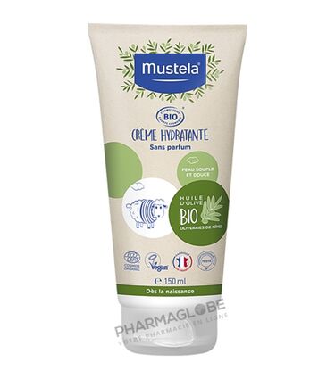 MUSTELA-BIO-CREME-HYDRATANTE-150-ML-avec-huile-olive-bio-sans-parfum-des-la-naissance-pharmaglobe.lu
