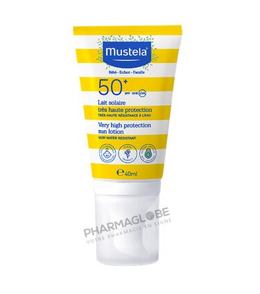 MUSTELA-LAIT-SOLAIRE-SPF50+-40ML-pharmaglobe.lu