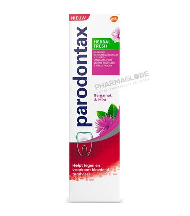 PARODONTAX-DENTIFRICE-HERBAL-FRESH-75ML-gencives-qui-saignent-bergamot-et-menthe-pharmaglobe.lu