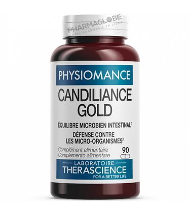 PHYSIOMANCE-CANDILIANCE-GOLD-90-CAPSULES-Therascience-complement-alimentaire-equilibre-microbien-intestinal-pharmaglobe.lu