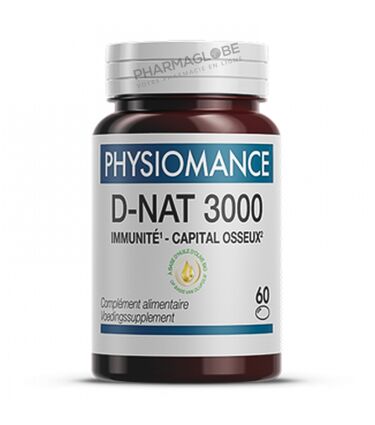 PHYSIOMANCE-D-NAT-3000-CAPSULES-60-capsules-Therascience-vitamine-D-complement-alimentaire-immunite-capital-osseux-pharmaglobe.lu