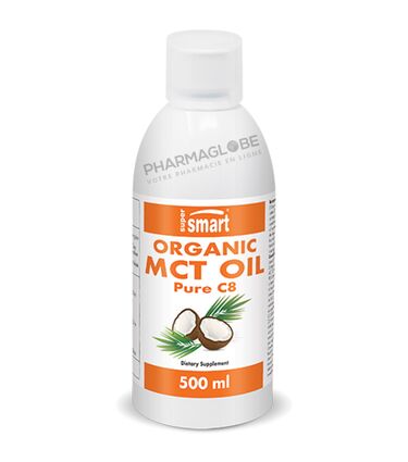 SUPERSMART-MCT-OIL-PURE-C8-500-ML-huile-pure-bio-noix-de-coco-regime-keto-cetogene-pharmaglobe.lu