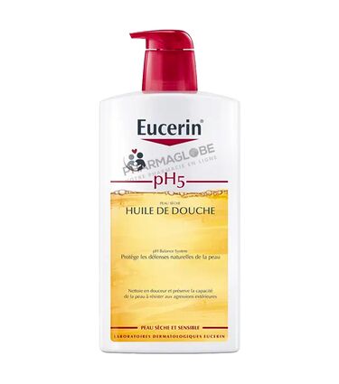 EUCERIN-PH5-HUILE-DOUCHE-1-LITRE-nettoyer-peau-seche-et-sensible-pharmaglobe.lu