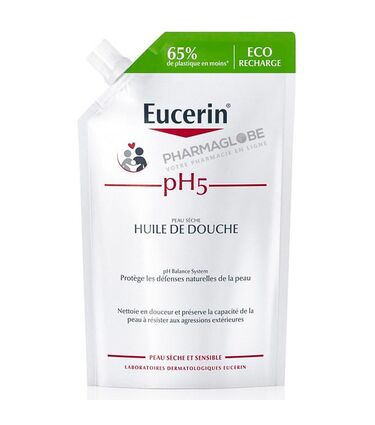 EUCERIN-PH5-HUILE-DOUCHE-RECHARGE-400ML-nettoyer-peau-seche-sensible-pharmaglobe.lu