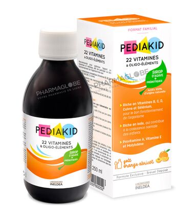PEDIAKID-22-VITAMINES-et-OLIGO-ELEMENTS-250-ML-gout-orange-abricot-pharmaglobe.lu