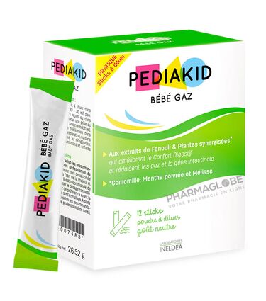 PEDIAKID-BEBE-GAZ-12-STICKS-pharmaglobe.lu