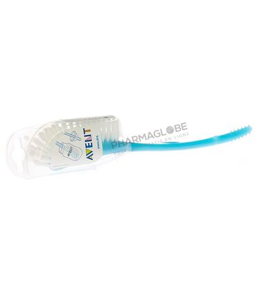 Goupillon de nettoyage pour biberons Bleu Avent