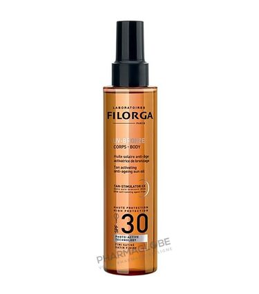 FILORGA-UV-BRONZE-HUILE-SOLAIRE-SPP30-150-ML-pharmaglobe.lu